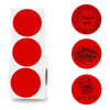 Round Thermal Sticker Labels - 600 Count per Roll