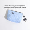 Quilted Bow Makeup Bag