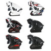 Modular Flip-Up Motorcycle Helmet with Removable Chin Guard