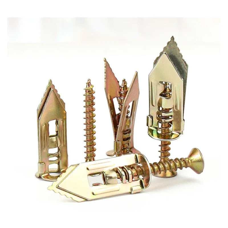 50-Piece Self-Drilling Drywall Anchor and Screw Kit