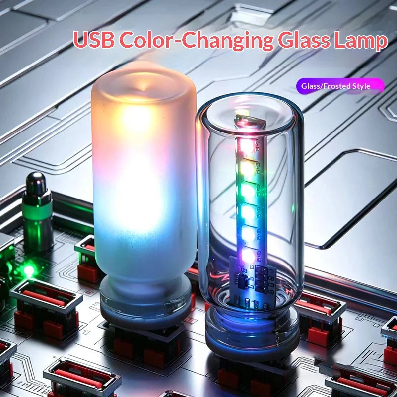 Veilleuse LED RGB à commande tactile