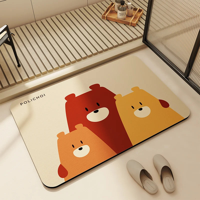 Quick-Dry Diatomite Bath Mat