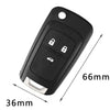 Flip-Style Replacement Key Shell for Select Chevrolet Models