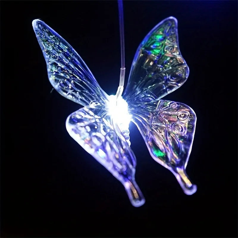 Color Changing Solar Wind Chimes