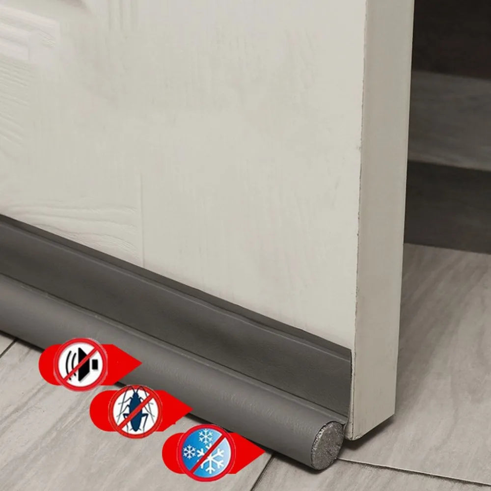Adjustable Door Bottom Seal Strip Draft Stopper with Acoustic Foam