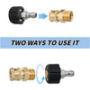 Brass Pressure Washer Quick Connect Adapter
