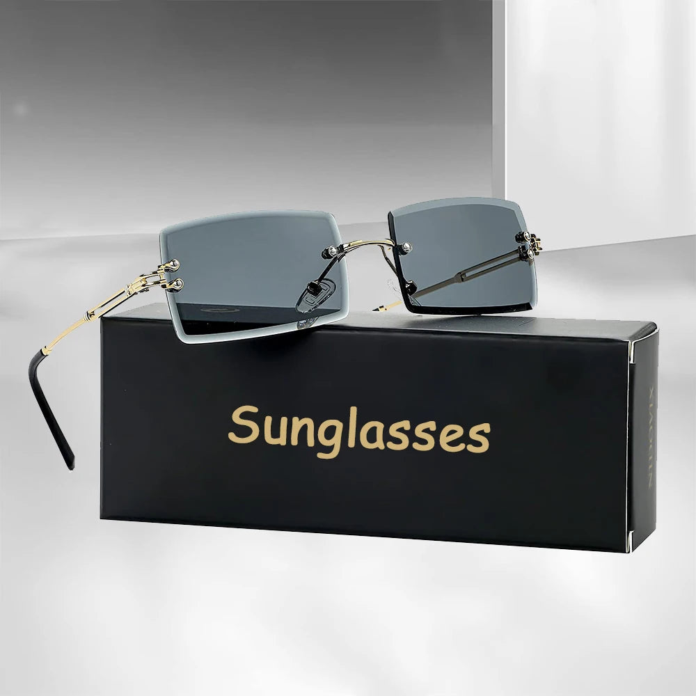 Vintage Metal Frame Sunglasses