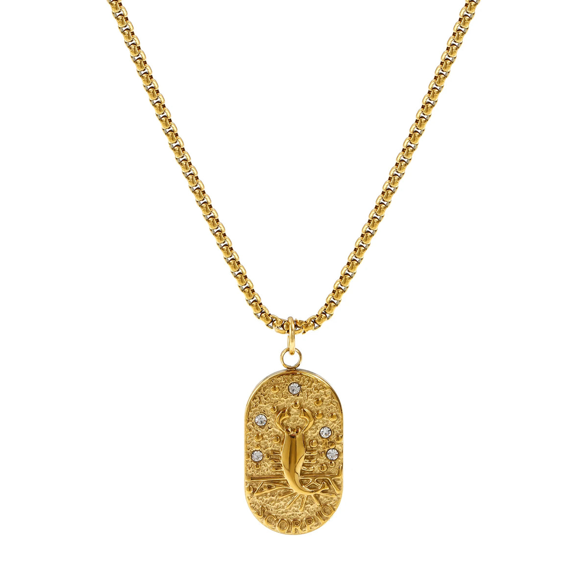 18K Gold Plated Constellation Pendant Necklace