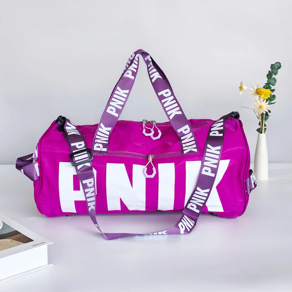 Versatile Printed Nylon Crossbody Travel Bag
