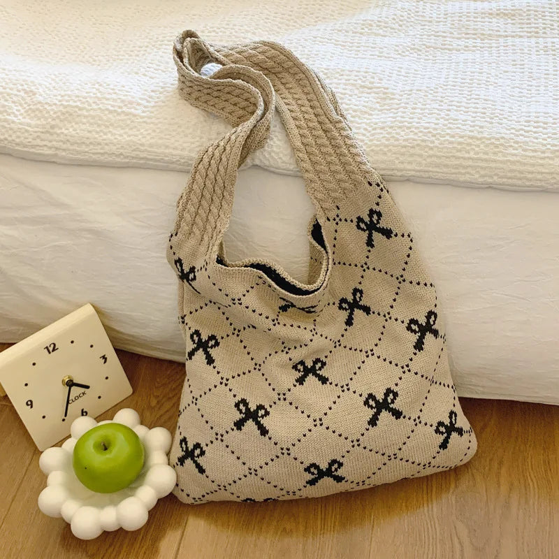 Large Capacity Crochet Shoulder Bag