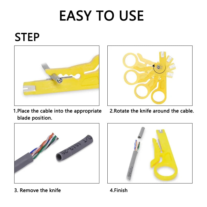Professional Wire Stripper and Crimping Tool Set