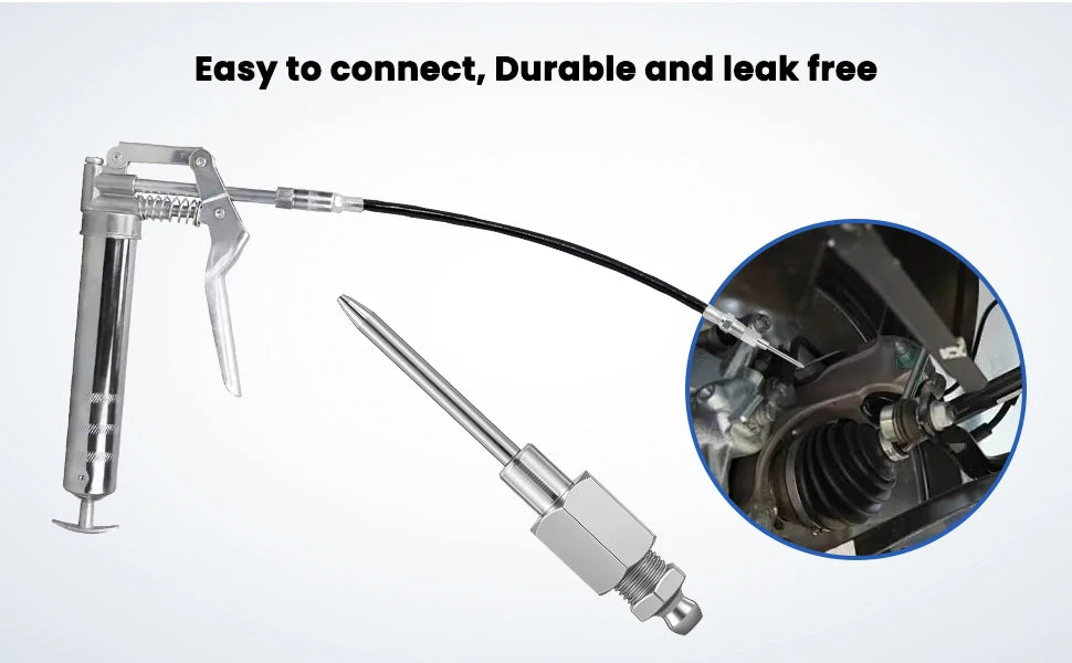 7-Piece Grease Gun Needle Nozzle Kit for Precision Lubrication