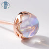 Minimalist Moonstone Stud Earrings