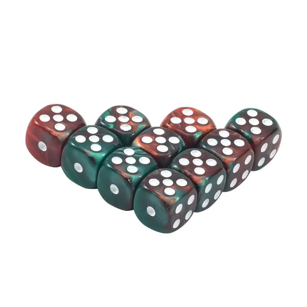 Translucent Colored Acrylic Dice Set for Tabletop Games