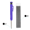 Precision Carpenter's Mechanical Pencil with Integrated Sharpener