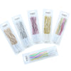 Spiral Birthday Cake Candles, Set of 6 Long Thin Decorative Candles for Cakes and Desserts