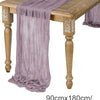 Semi-Sheer Gauze Table Runner in Sage