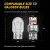 Red LED Brake Light Bulbs with Strobe Function – 1200 Lumens, Plug-and-Play