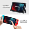 A hand touches a tablet displaying the SWITCH logo, highlighting its smooth touch sensitivity and high definition display.