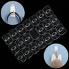 Transparent Removable Adhesive Hooks for Cable Management