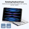 360° Rotating iPad Keyboard Case with Touchpad