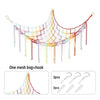 Macrame Toy Hammock for Corner Storage and Wall Decor