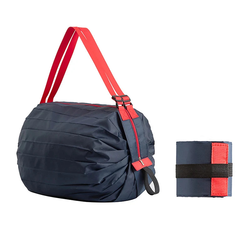 Foldable Large-Capacity Shopping Bag with Handle