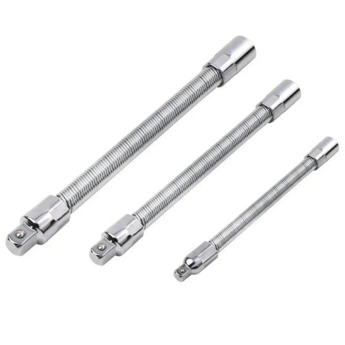 Flexible Socket Extension Bar Set with High Torque Ratchet Adapter
