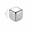 Reusable Stainless Steel Whiskey Stones with Tongs