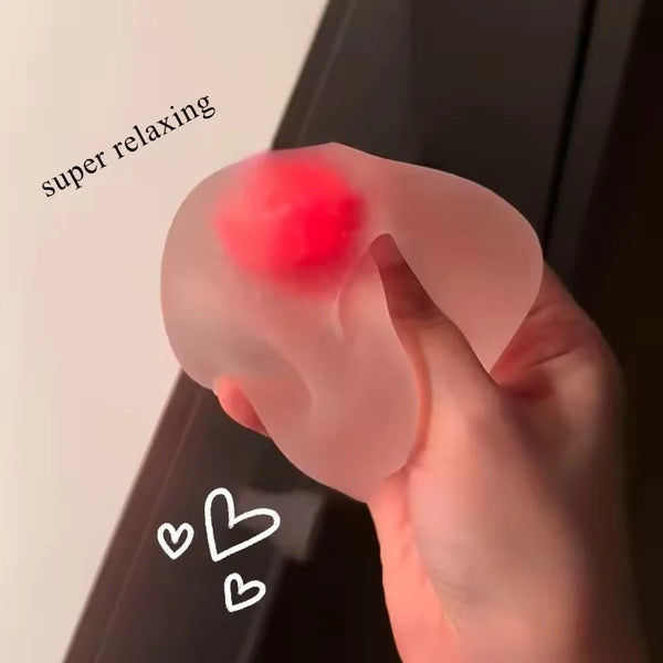 Strawberry Mochi Stress Relief Squeeze Toy