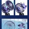 Portable Rechargeable Handheld Fan with Digital Display