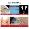 An assortment of heat shrink tubing kits for repairing various items including data lines, wires, headphones, glasses, reticl