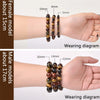 Natural Tiger's Eye Beaded Bracelet