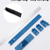 Cabinet Handle Drill Guide Template with Locator Punch