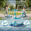 Trottinette Électrique pour Enfants 3-en-1 avec Roues Lumineuses