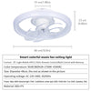 Smart LED Ceiling Fan with RGB Music Light & Speaker