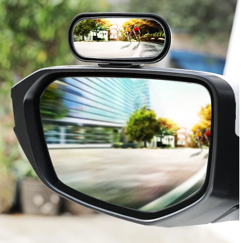 360° Rotatable Wide-Angle Car Side Mirror for Blind Spot Elimination