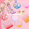 Kawaii Laser Sticker Pack for Scrapbooking and DIY Crafts