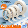 A set of three rolls of white paper tape from Marie's for masking and drafting purposes.