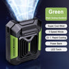 Portable Waist-Mounted Fan with LED Light & Power Bank