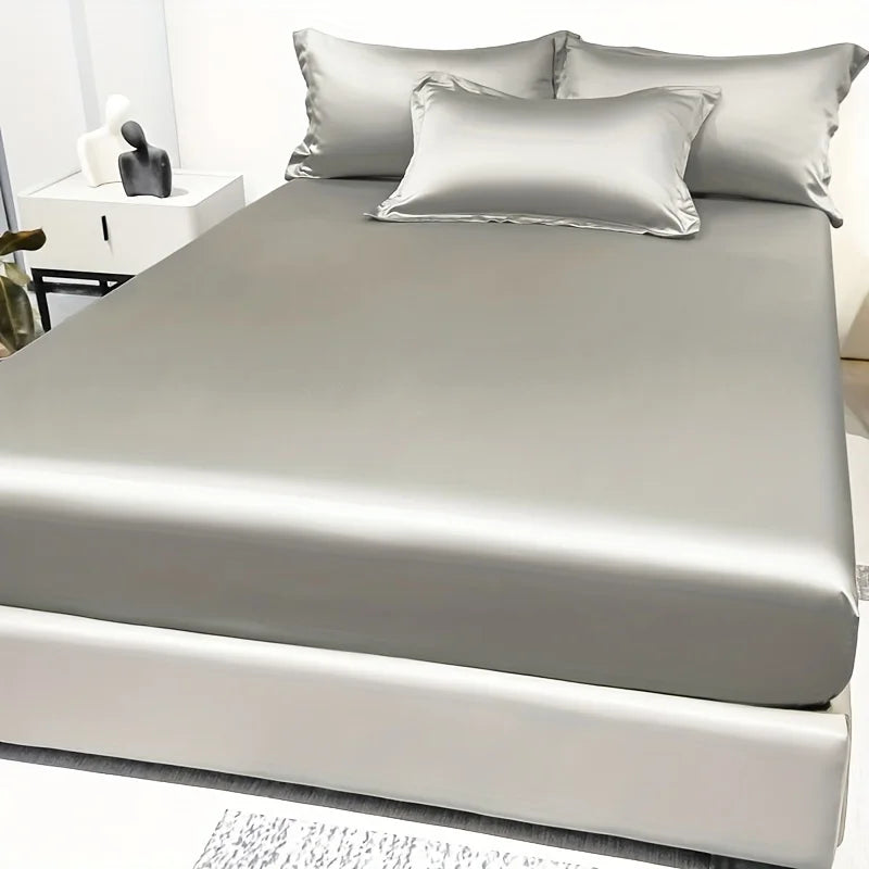 Luxury Satin Fitted Bed Sheet