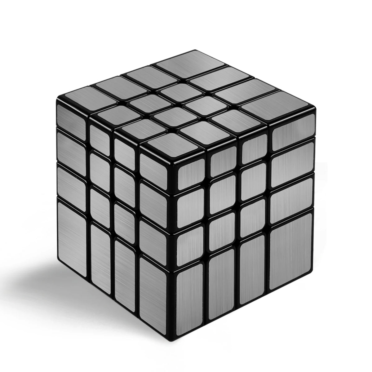 A cube puzzle set with a grid pattern, showing different sizes like 2x2, 3x3, and 4x4.