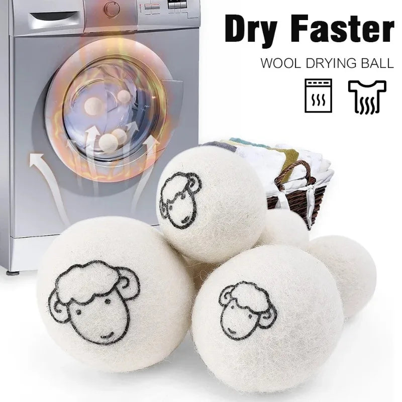 Eco-Friendly Wool Dryer Balls for Soft, Static-Free Laundry