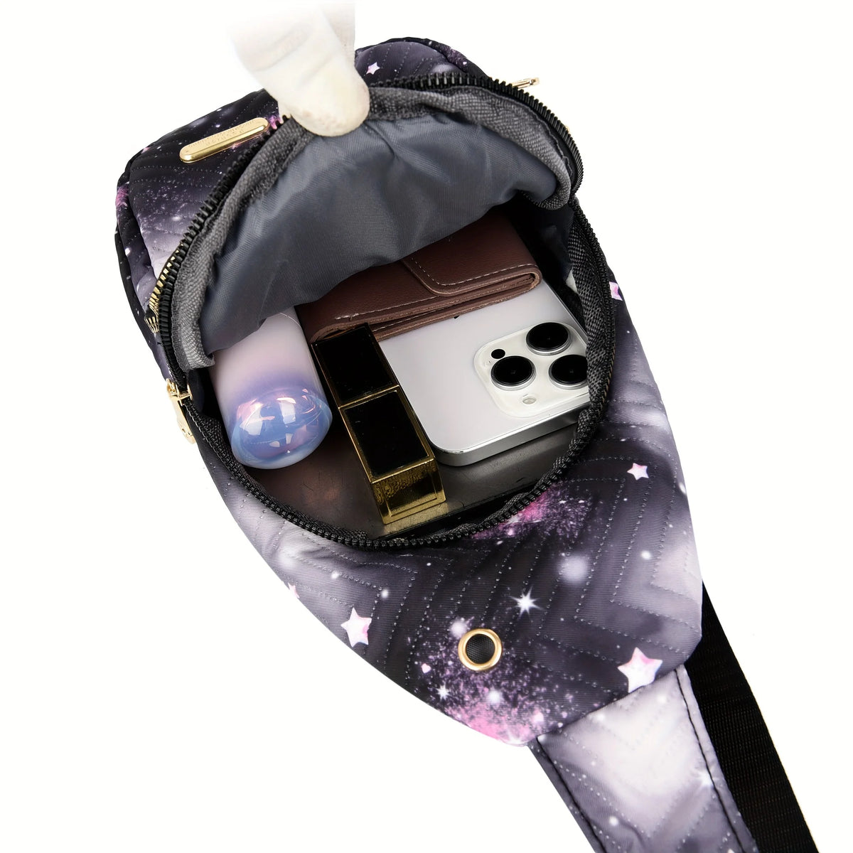 Quilted Crossbody Sling Bag for Women