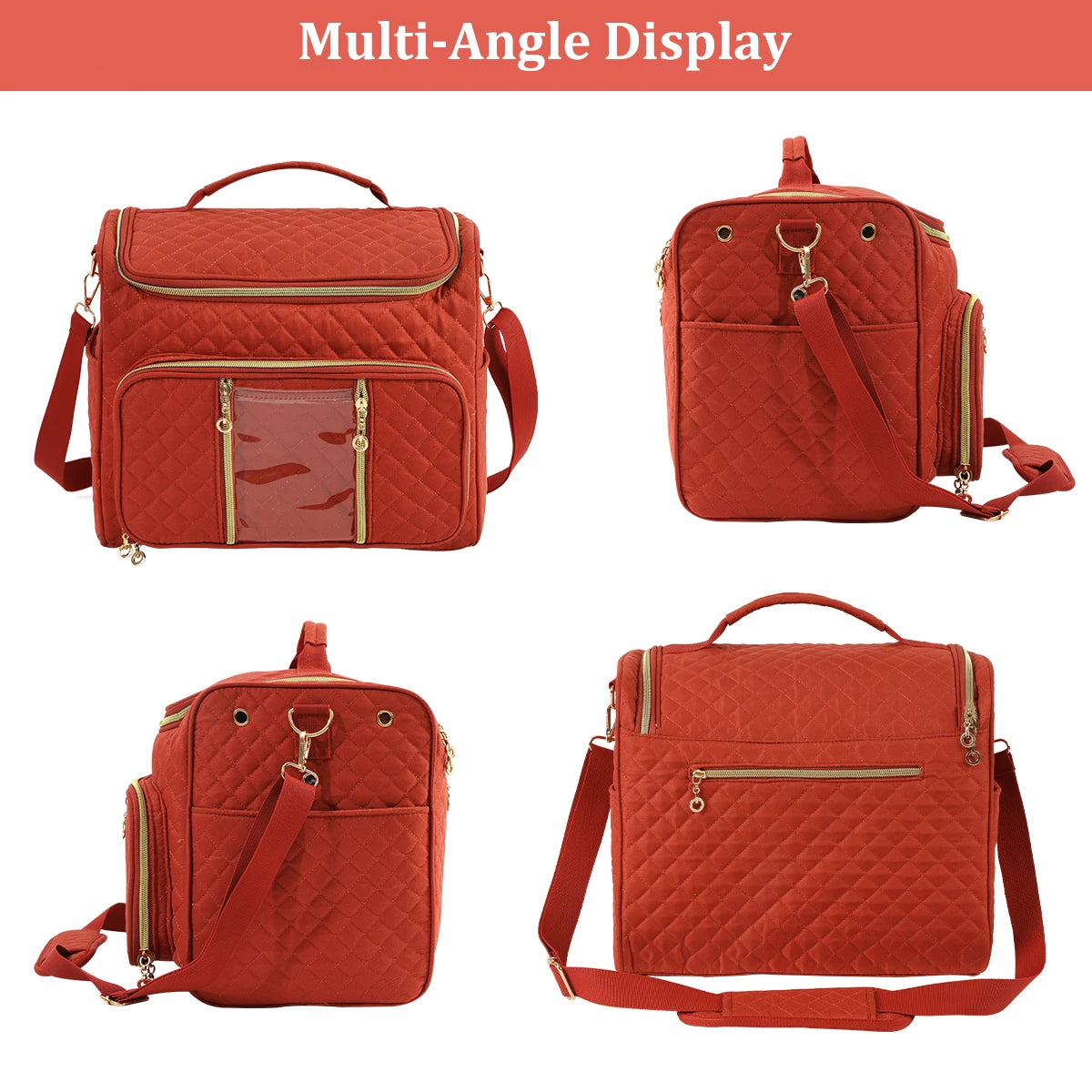 Portable Yarn Storage & Crochet Organizer Bag