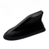 Black aerodynamic shark fin car antenna with signal amplifier