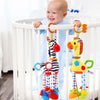 Musical Plush Animal Rattle & Teether Toy for Babies