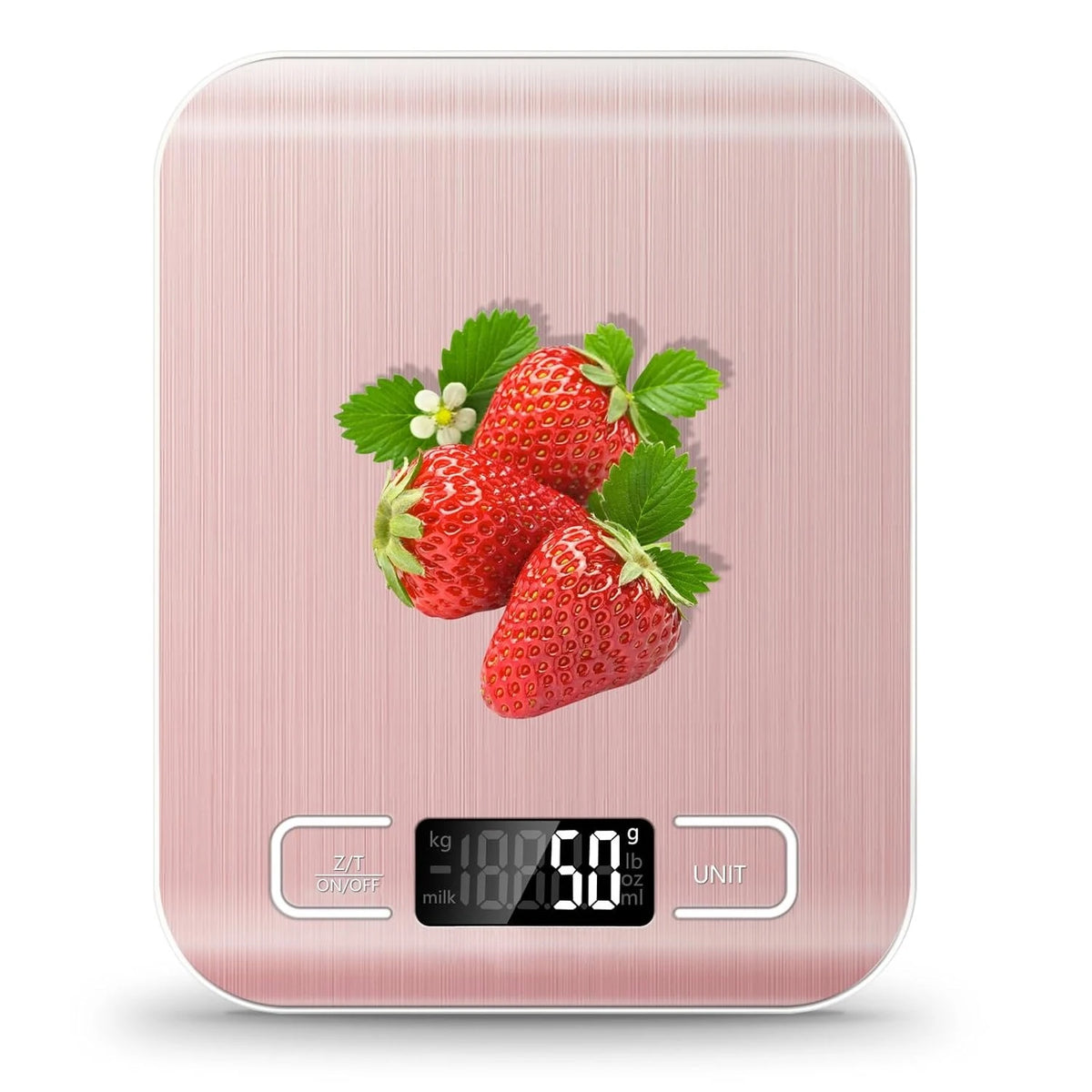 Digital Kitchen Scale with Stainless Steel Surface & Tare Function