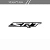 Silver metal SRT grille emblem sticker accent