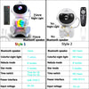 Astronaut LED Star Projector Night Light with Bluetooth Speaker
